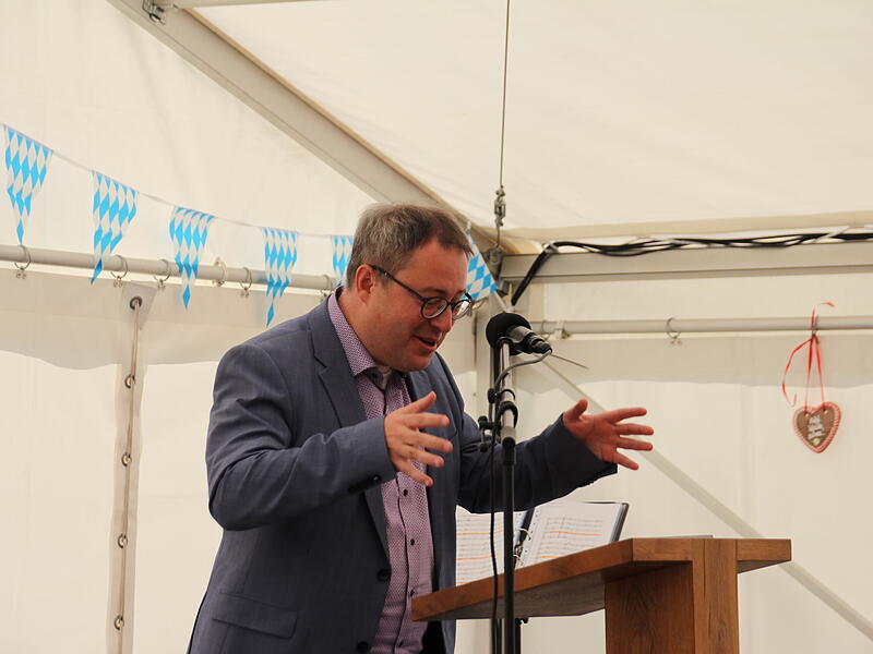 Verabschiedung von B&uuml;rgermeister Bernd Reisenweber in Ebersdorf bei Coburg