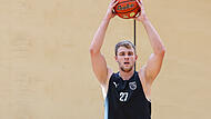 Moritz Krimmer, hier beim Training der Bamberg Baskets in der Vorsaison.