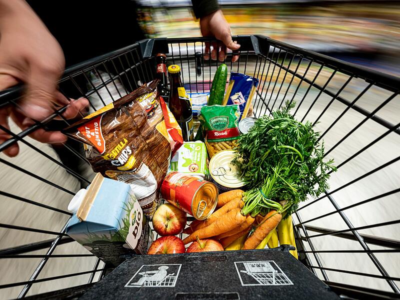 Einkaufen im Supermarkt Einkaufen im Supermarkt