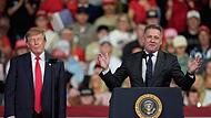 US-Pr&auml;sident Trump und Audi-Chef D&ouml;llner