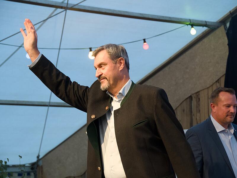 Feier 60 Jahre CSU Schondra mit Ministerpräsident Markus Söder