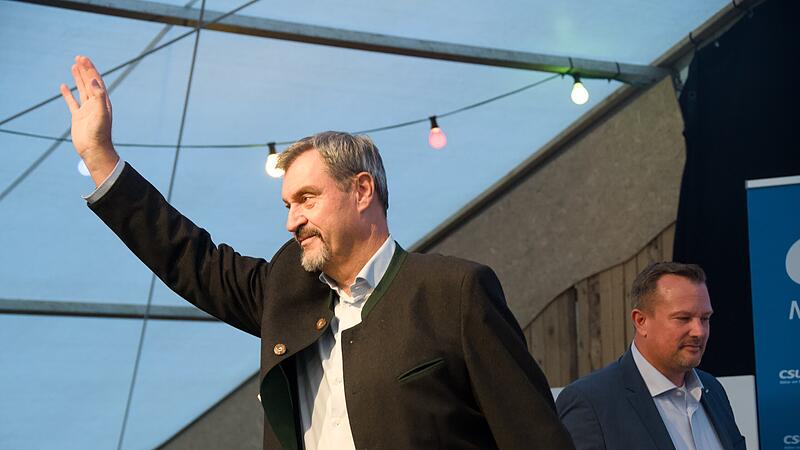 Feier 60 Jahre CSU Schondra mit Ministerpr&auml;sident Markus S&ouml;der