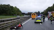 T&ouml;dlicher Motorradunfall auf der A73 bei Forchheim