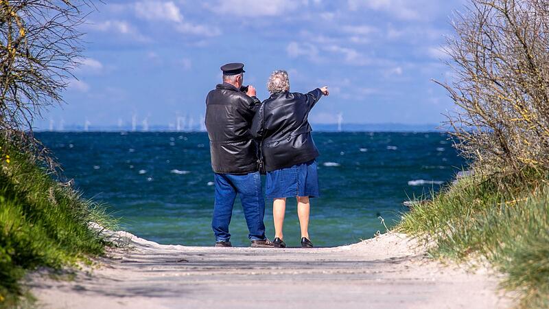 Rentner am Meer