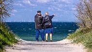 Rentner am Meer