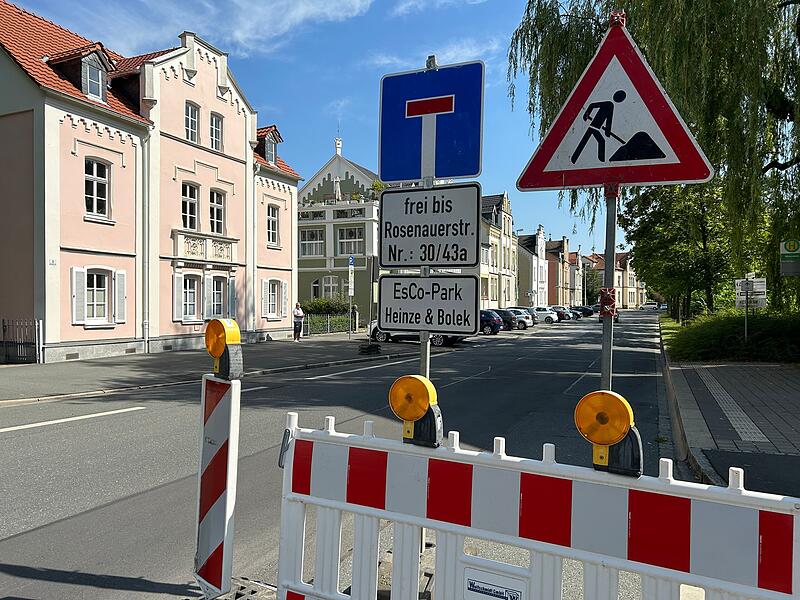 Baustelle in Coburg