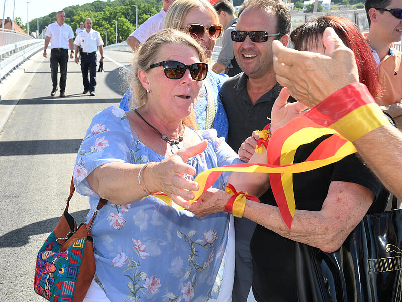 Piastenbrücke Forchheim EröffnungEröffnung Piastenbrücke