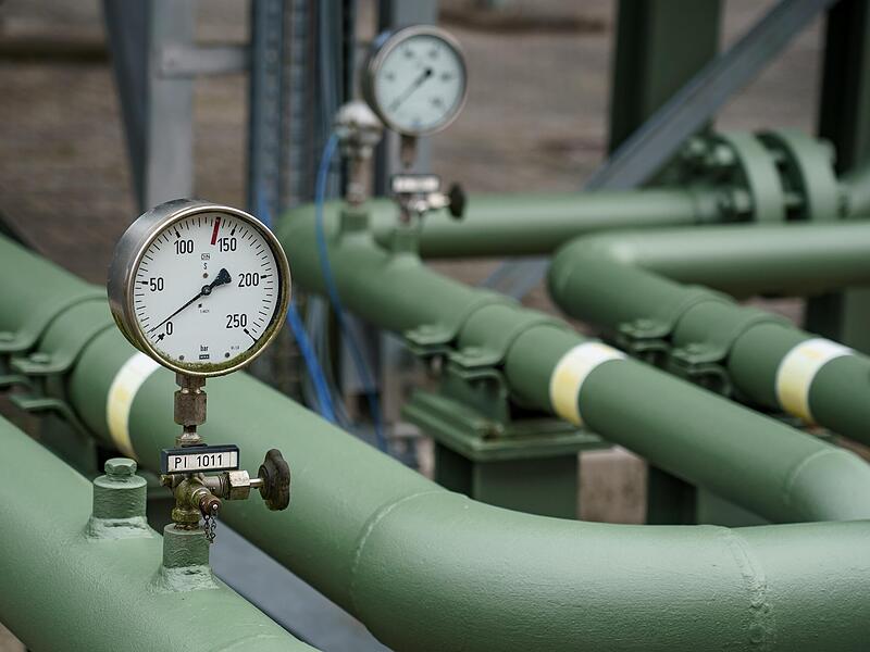 Die kalte Witterung der vergangenen Wochen hat den Gasvorrat schrumpfen lassen.