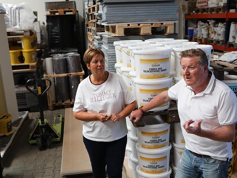 Um an Material zu kommen musste der Malerbetrieb Held viel Geld in die Hand nehmen.Forchheim & Fränkische Schweiz