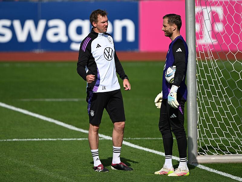 Julian Nagelsmann und Oliver Baumann Julian Nagelsmann und Oliver Baumann
