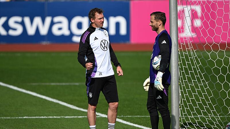 Julian Nagelsmann und Oliver Baumann Julian Nagelsmann und Oliver Baumann
