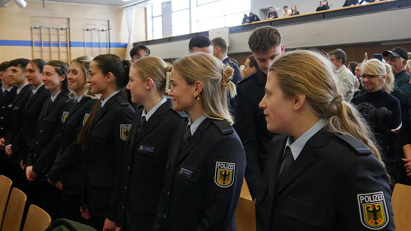 Impressionen von der Verabschiedung im Bundespolizeiaus- und fortbildungszentrum.
