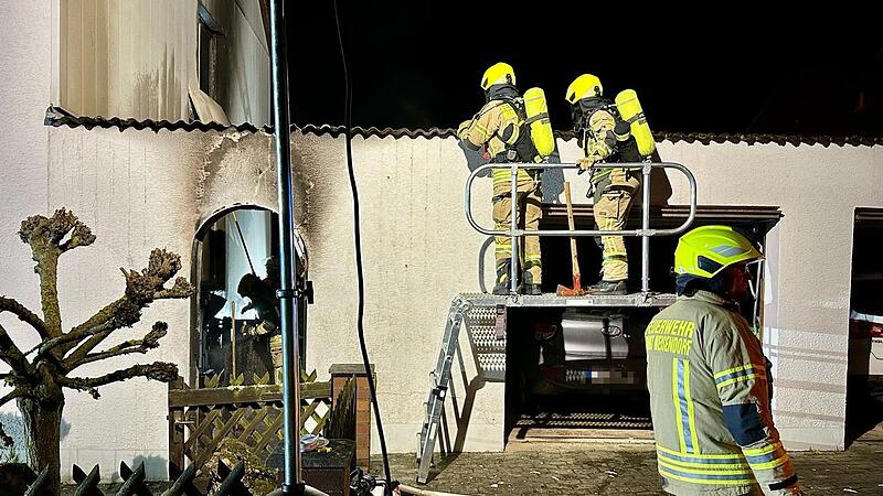 Fast 50 Kräfte waren im Einsatz. Fast 50 Kräfte waren im Einsatz.