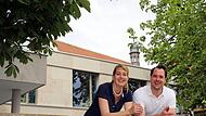 Sie f&uuml;hrten die Vogelsburg seit knapp zehn Jahren: Christoph und Anna-Lena Tacke.