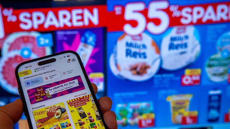 Rabatt-App von Lebensmittelhändler Netto Rabatt-App von Lebensmittelhändler Netto