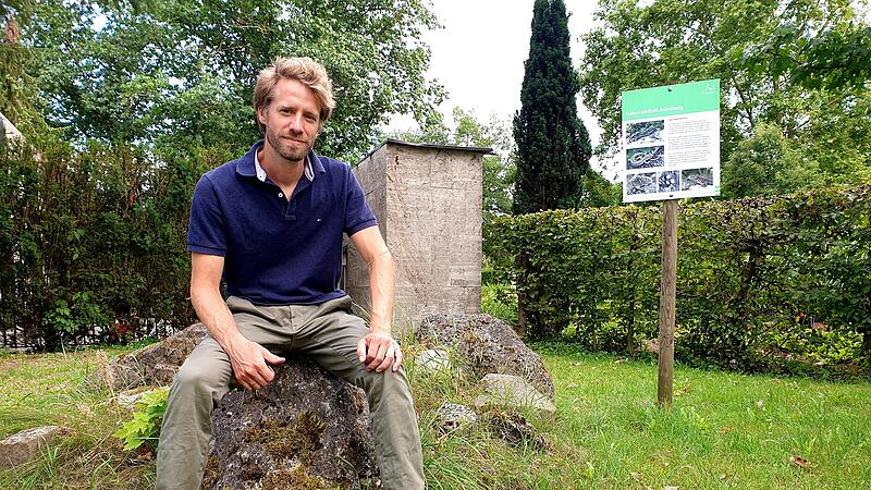 Sebastian Niedermaier auf dem Stadtfriedhof in Bamberg