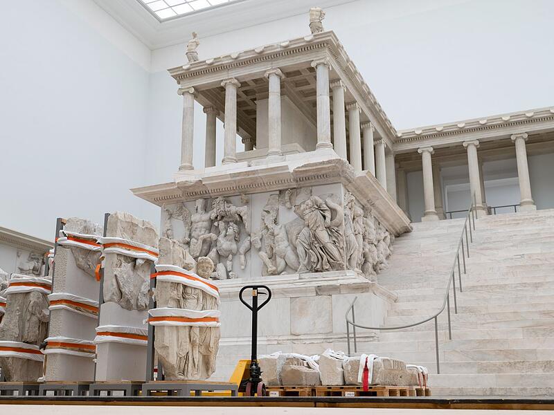 Baustelle im Pergamonmuseum Baustelle im Pergamonmuseum