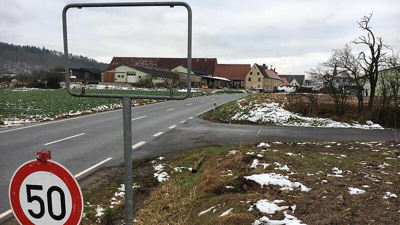 In Kappel fehlt das Ortsschild.