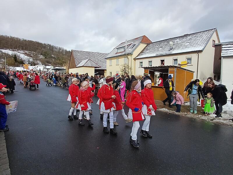 Rosenmontagszug in Aura