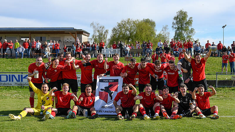 Zur&uuml;ck in der Bezirksliga: Der TV Ha&szlig;furt hat sich die vorzeitige Meisterschaft in der Kreisliga 2 Schweinfurt gesichert.