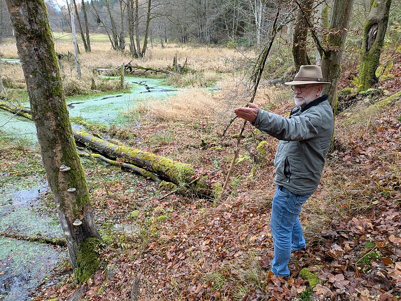 Robert Hildmann engagiert sich seit Jahren f&uuml;r die Biberkartierung und ein friedliches Miteinander von Mensch und Tier.