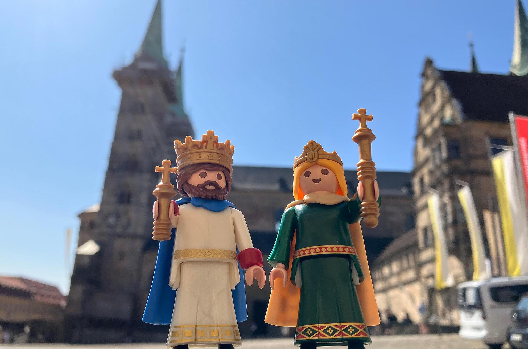 Gründer des Bistums Bamberg in Playmobil Kaiser Heinrich und Kunigunde