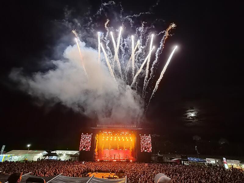 Wincent Weiss beim Open Air in Bad Kissingen