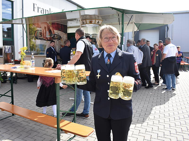 Bei dem diesjährigen Marktfest wurde ein Doppeljubiläum gefeiert: 45 Jahre Markterhebung und 45 Jahre Musik- und Trachtenverein.