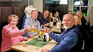 Gute Stimmung beim Bockbieranstich der Brauerei Kundmüller in Weiher