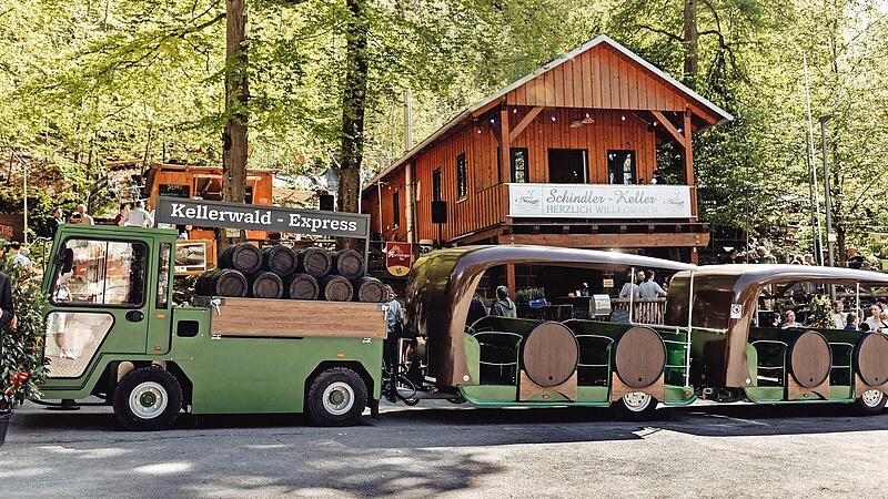 Der Kellerwald-Express rollt in den Sommermonaten durch den Kellerwald. Zur Winterzeit könnte er bald auf dem Forchheimer Weihnachtsmarkt zu Einsatz kommen.