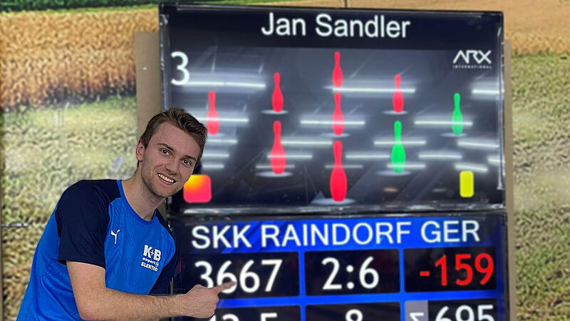 Jan Sandler schraubte im Champions-League-Halbfinale seine pers&ouml;nliche Bestleistung auf 695 Holz.