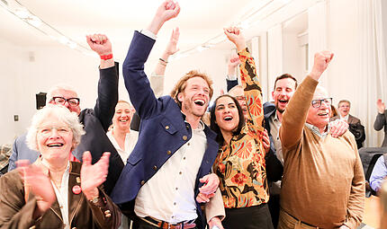 Sebastian Niedermaier im Freudentaumel