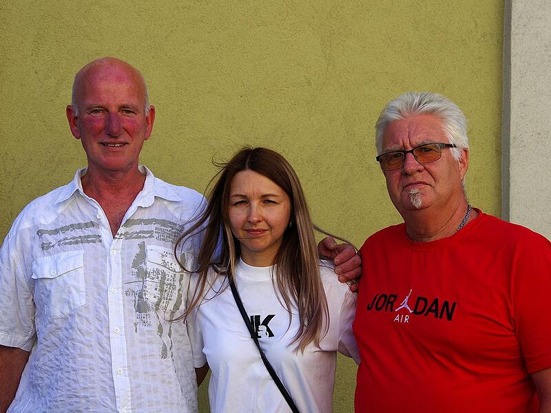 Der neue Vorstand (von links): Jörg Müller, Viktoria Antoschkina und Sigi Töpfer.
