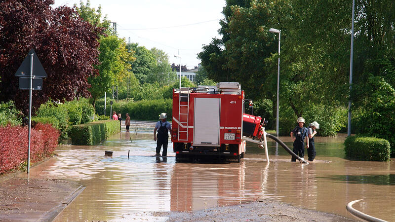Hochwasser in Creidlits 2013