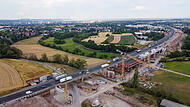 Ein Mega-Projekt: Zwischen den Autobahnkreuzen Biebelried und Kreuz Fürth/Erlangen werden 76 Kilometer der A3 ausgebaut.
