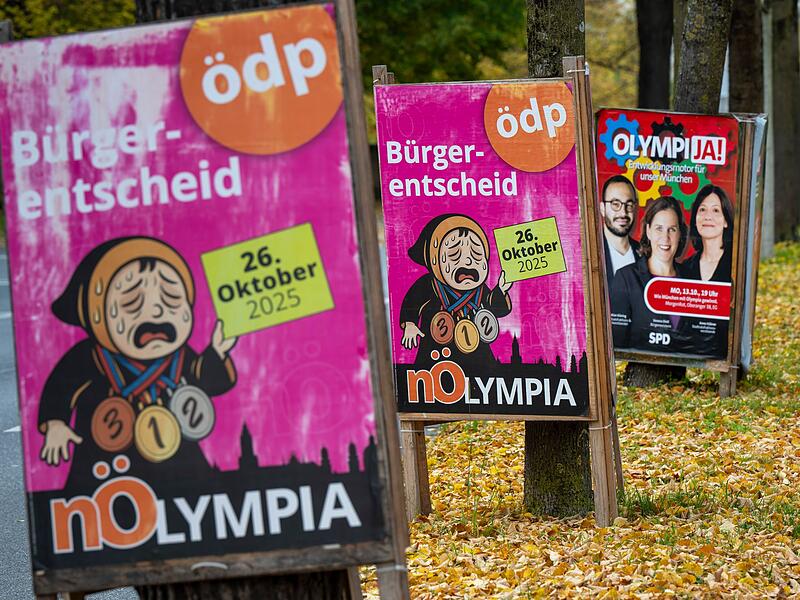 Plakate zur Olympia Bewerbung Münchens