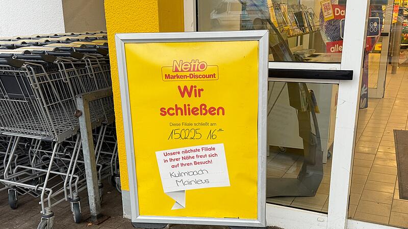 Am Samstag um 16 Uhr schlie&szlig;t der netto-Markt in Untersteinach. Bis November, wenn Umbau und Erweiterung abgeschlossen sind, m&uuml;ssen die Untersteinacher ausw&auml;rts kaufen.