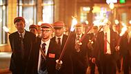 Fackelzug beim Pfingstkongress des Coburger Convents