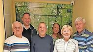 Der alte und neue Teamvorstand zusammen mit B&uuml;rgermeister Stefan Reichold (von links): Othmar Schmitt, Gerald Leithner, Ricarda Leopold, Hildegard Sebald und Ernst Sebald.