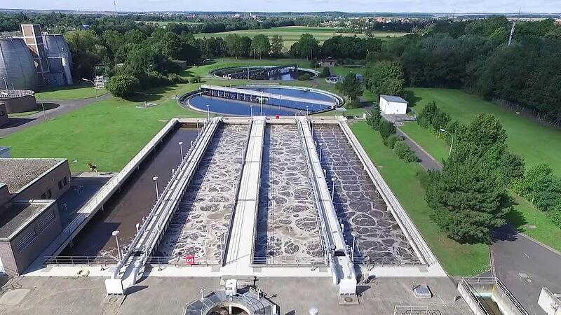 Die Kl&auml;ranlage in Schweinfurt geh&ouml;rt zu den Pilot-Standorten f&uuml;r das Corona-Abwassermonitoring.