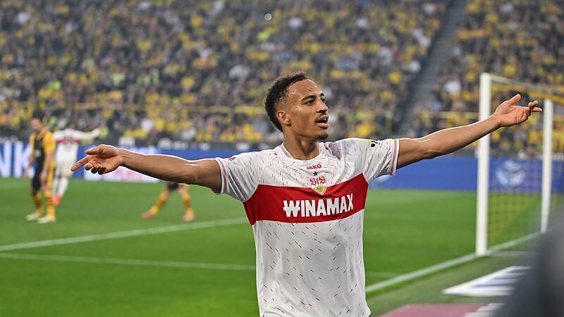 Der VfB Stuttgart um Jamie Leweling gewinnt im Bundesliga-Topspiel mit 1:0 gegen Borussia Dortmund.