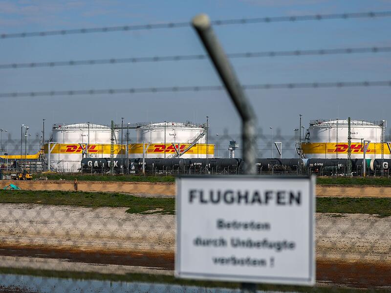 DHL-Tanklager am Flughafen Leipzig/Halle