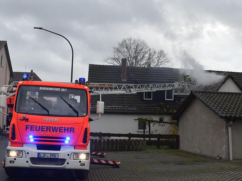 Die Rettungskräfte rückten aus dem ganzen Landkreis Lichtenfels an.