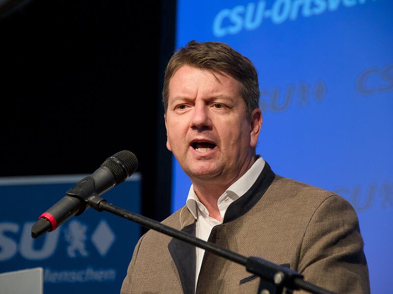 Feier 60 Jahre CSU Schondra mit Ministerpräsident Markus Söder: Sandro Kirchner