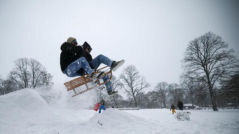 Winterwetter - Sturmtief Elli - Hamburg