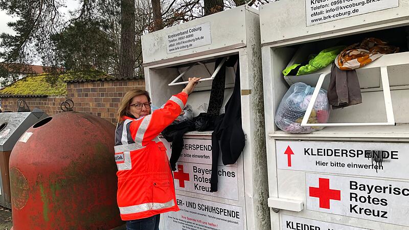 Altkleidercontainer in Neustadt