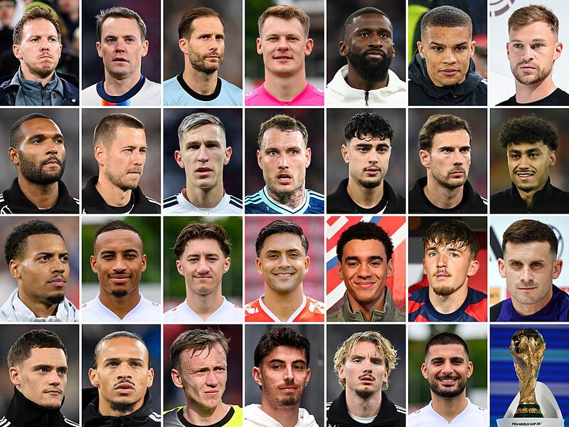 DFB-Kader für die WM in Kanada, Mexiko und USA DFB-Kader für die WM in Kanada, Mexiko und USA