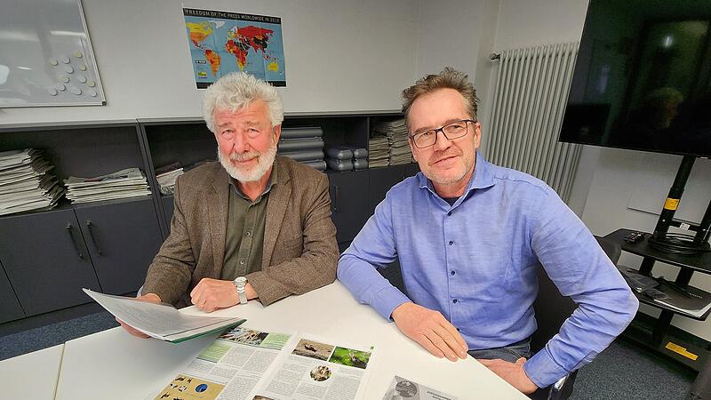 Gerhard Karg (links) und Edgar Thomas haben das Wolfssymposium organisiert.