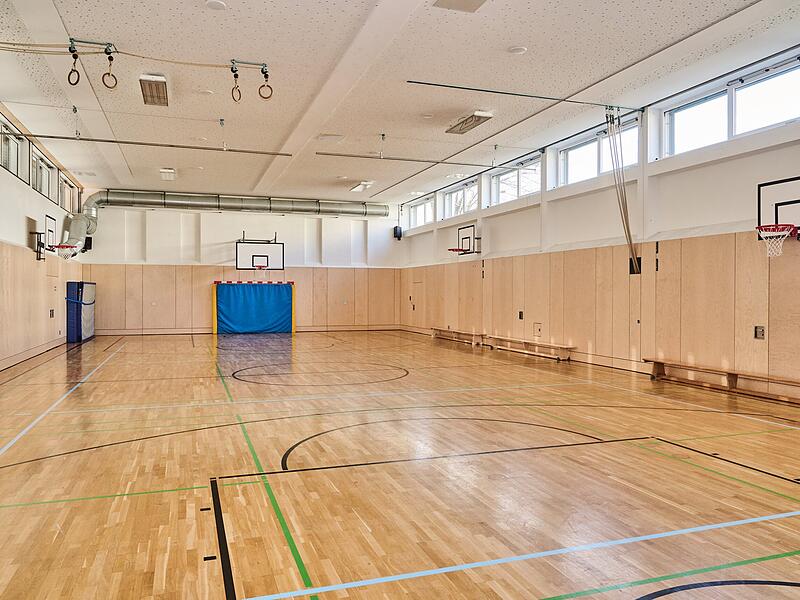 Prallschutz in der Turnhalle