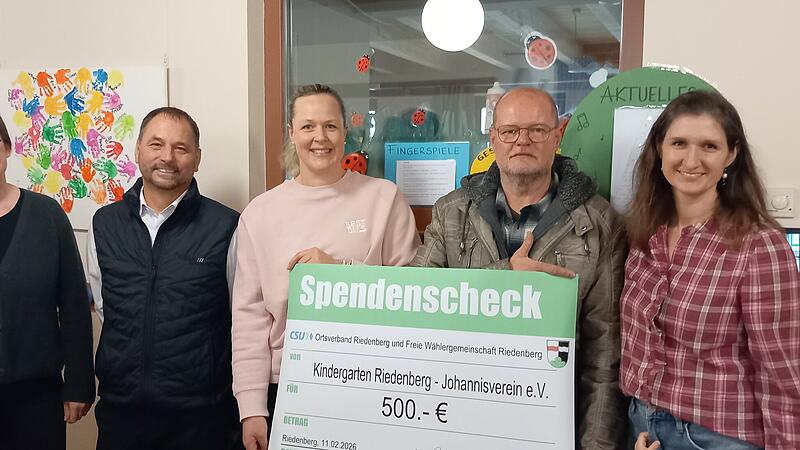 Spende f&uuml;r Kindergarten Riedenberg